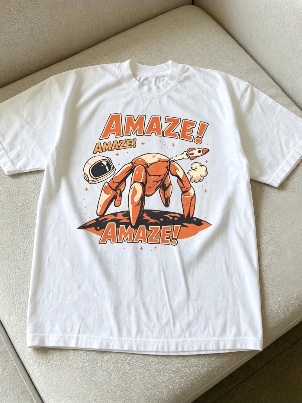 Project Hail Mary Rocky Amaze Space White Sci-Fi Women Men T-shirt Unisex